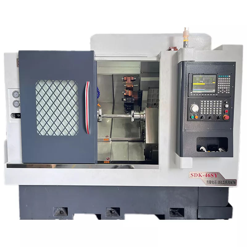 နှစ်ဆ - ဗိုင်းလိပ်တံ single-turret CNC စက်ကိရိယာများ